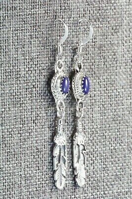 Lapis & Sterling Silver Earrings - Harris Largo