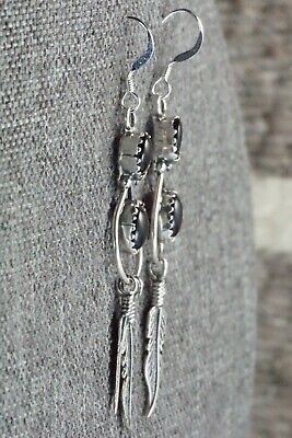 Onyx and Sterling Silver Earrings - Sadie Jim