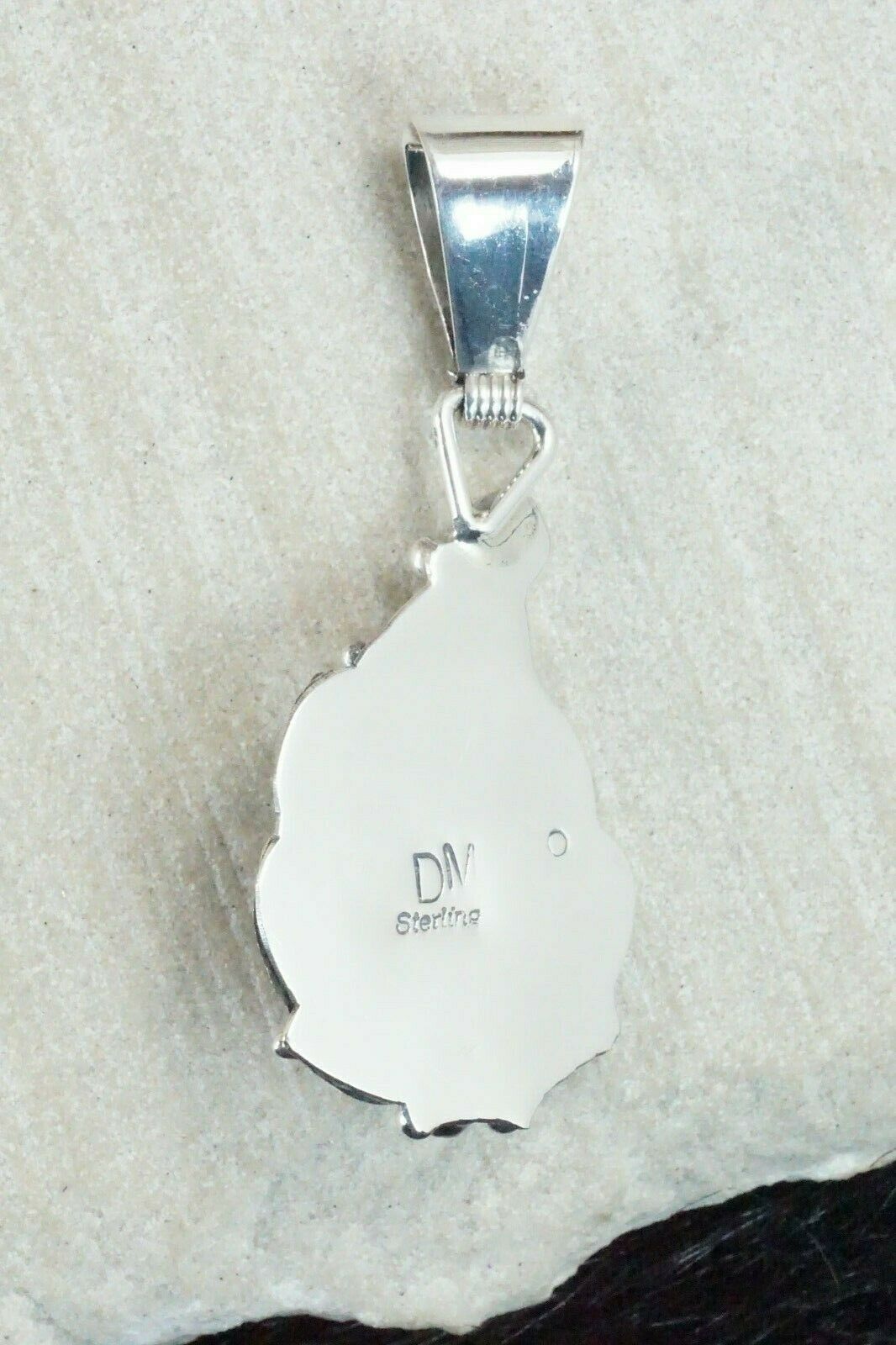 Turquoise & Sterling Silver Pendant - Darrell Morgan