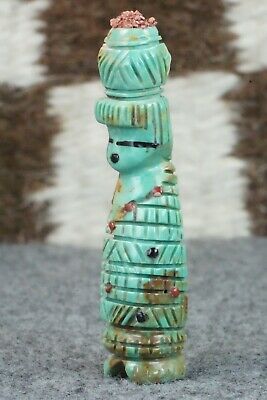 Corn Maiden Zuni Fetish Carving - Carl Etsate