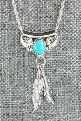 Turquoise & Sterling Silver Necklace - Sharon McCarthy