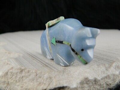 Bear Zuni Fetish Carving - Steve Natochu - High Lonesome Trading