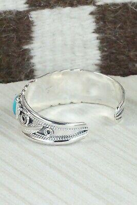 Turquoise & Sterling Silver Bracelet - Davey Morgan - High Lonesome Trading