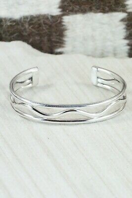 Navajo Sterling Silver Bracelet - Elaine Tahe