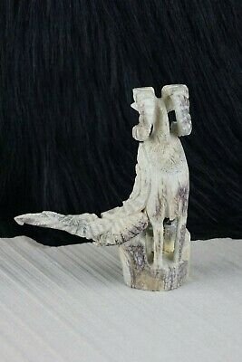 Ram and Eagle Zuni Fetish Carving - Jerrold Lahaleon - High Lonesome Trading
