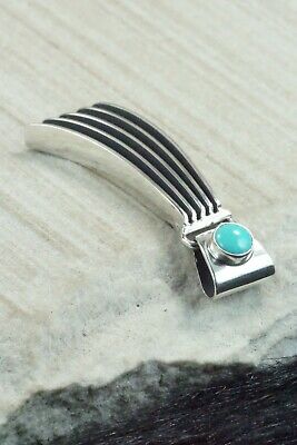 Turquoise & Sterling Silver Pendant - James Bahe