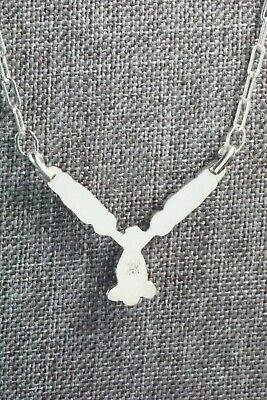 Turquoise & Sterling Silver Necklace - Tom Dinesto