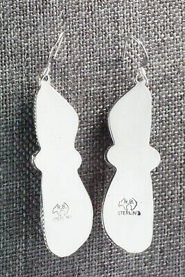 Turquoise & Sterling Silver Earrings - Lee Shorty - High Lonesome Trading