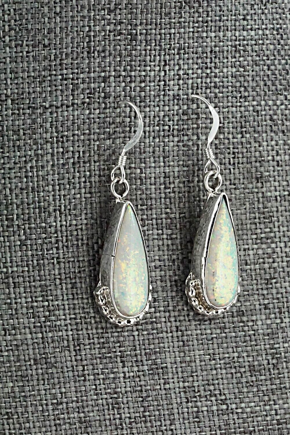Opalite & Sterling Silver Earrings - Verley Betone