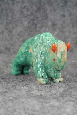 Buffalo Zuni Fetish Carving - Andres Quandelacy
