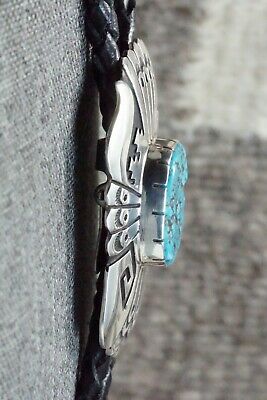 Turquoise & Sterling Silver Bolo Tie - Richard Singer