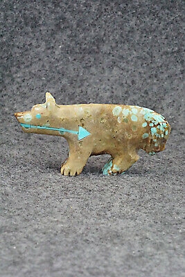 Wolf Zuni Fetish Carving - Andres Quandelacy
