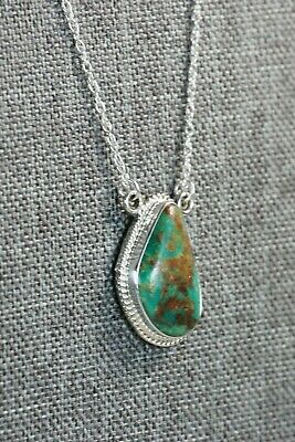 Navajo Turquoise & Sterling Silver Necklace - Annie Spencer