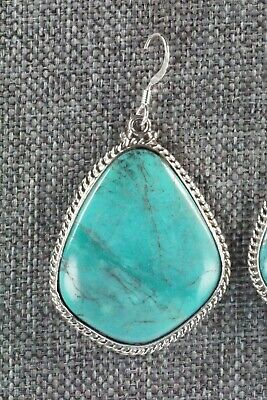 Turquoise & Sterling Silver Earrings - Annie Spencer