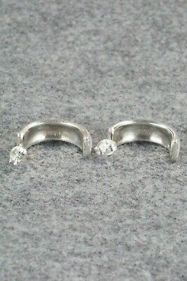 Multi Stone Inlay & Sterling Silver Earrings - Delberta Boone
