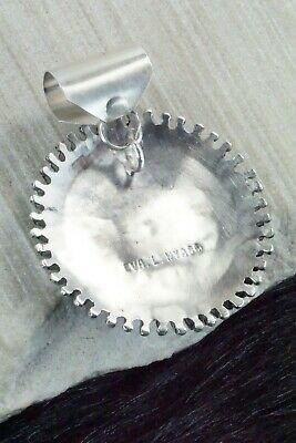 Turquoise & Sterling Silver Pendant - Eva Wyaco - High Lonesome Trading