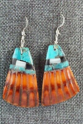 Multi Stone & Sterling Silver Earrings - Torevia Crespin