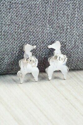 Turquoise & Sterling Silver Earrings - Waylon Johnson - High Lonesome Trading