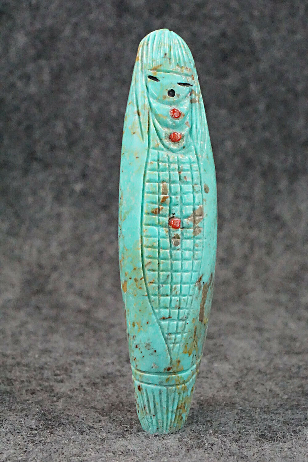 Corn Maiden Zuni Fetish Carving - Sandra Quandelacy