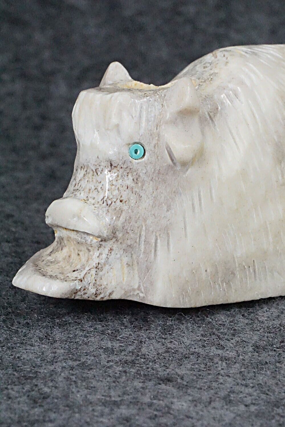 Buffalo Zuni Fetish Carving - Allison White