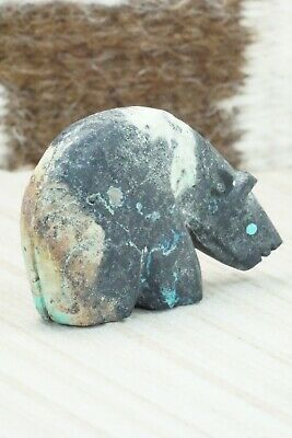 Bear Zuni Fetish Carving - Ronnie Lunasee