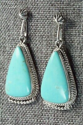 Turquoise & Sterling Silver Earrings - Sharon McCarthy