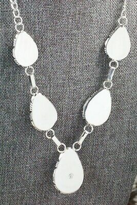 Turquoise & Sterling Silver Necklace and Earrings - Tom Lewis