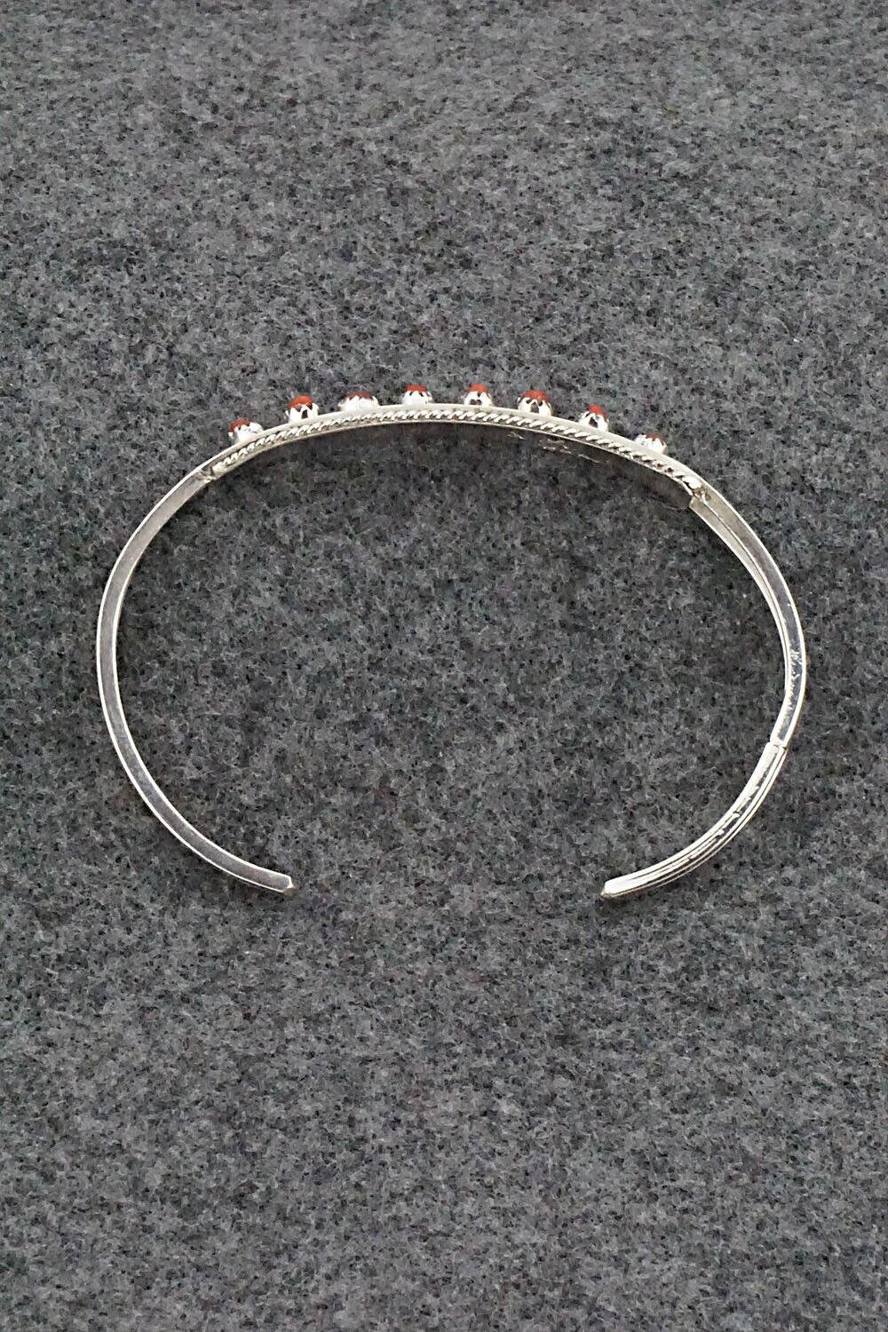 Coral & Sterling Silver Bracelet - Susie Livingston