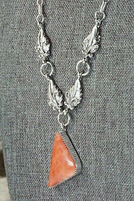 Spiny Oyster & Sterling Silver Necklace - Verley Betone