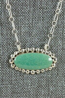 Navajo Turquoise & Sterling Silver Necklace - Sheena Jack