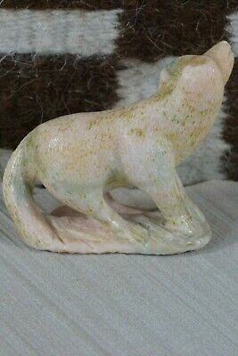 Wolf Zuni Fetish Carving - Calvin Weeka Jr. - High Lonesome Trading