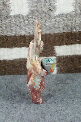 Corn Maiden Zuni Fetish Carving - Michael Mahooty