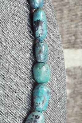 Turquoise & Sterling Silver Necklace - Navajo