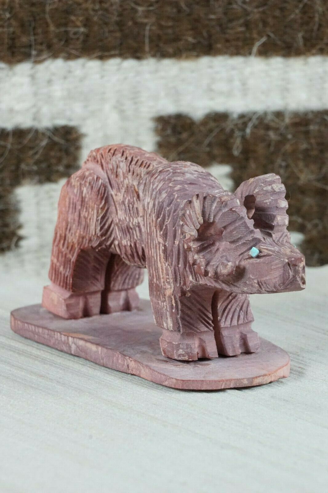 Ram Zuni Fetish Carving - Jon Quam - High Lonesome Trading