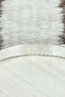 Coral & Sterling Silver Bangle Bracelet - Jessica Chavez