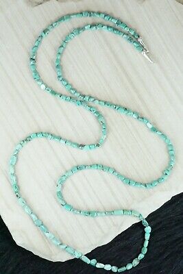 Turquoise and Sterling Silver Necklace - Navajo