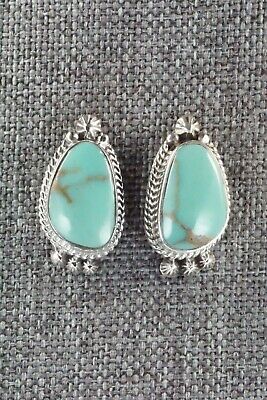 Turquoise & Sterling Silver Earrings - Louise Joe