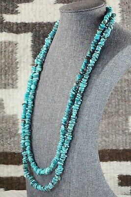 Turquoise & Sterling Silver Necklace - Navajo