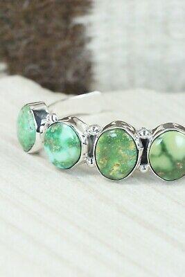 Turquoise & Sterling Silver Bracelet - Thomas Yazzie - High Lonesome Trading