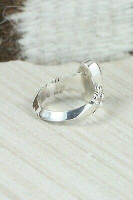 Spiny Oyster & Sterling Silver Ring - Andrew Vandever - Size 6