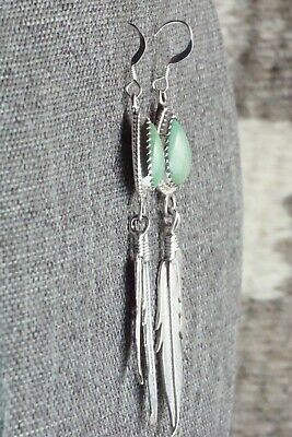 Turquoise & Sterling Silver Earrings - Judy Largo