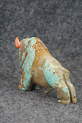 Buffalo Zuni Fetish Carving - Andres Quandelacy