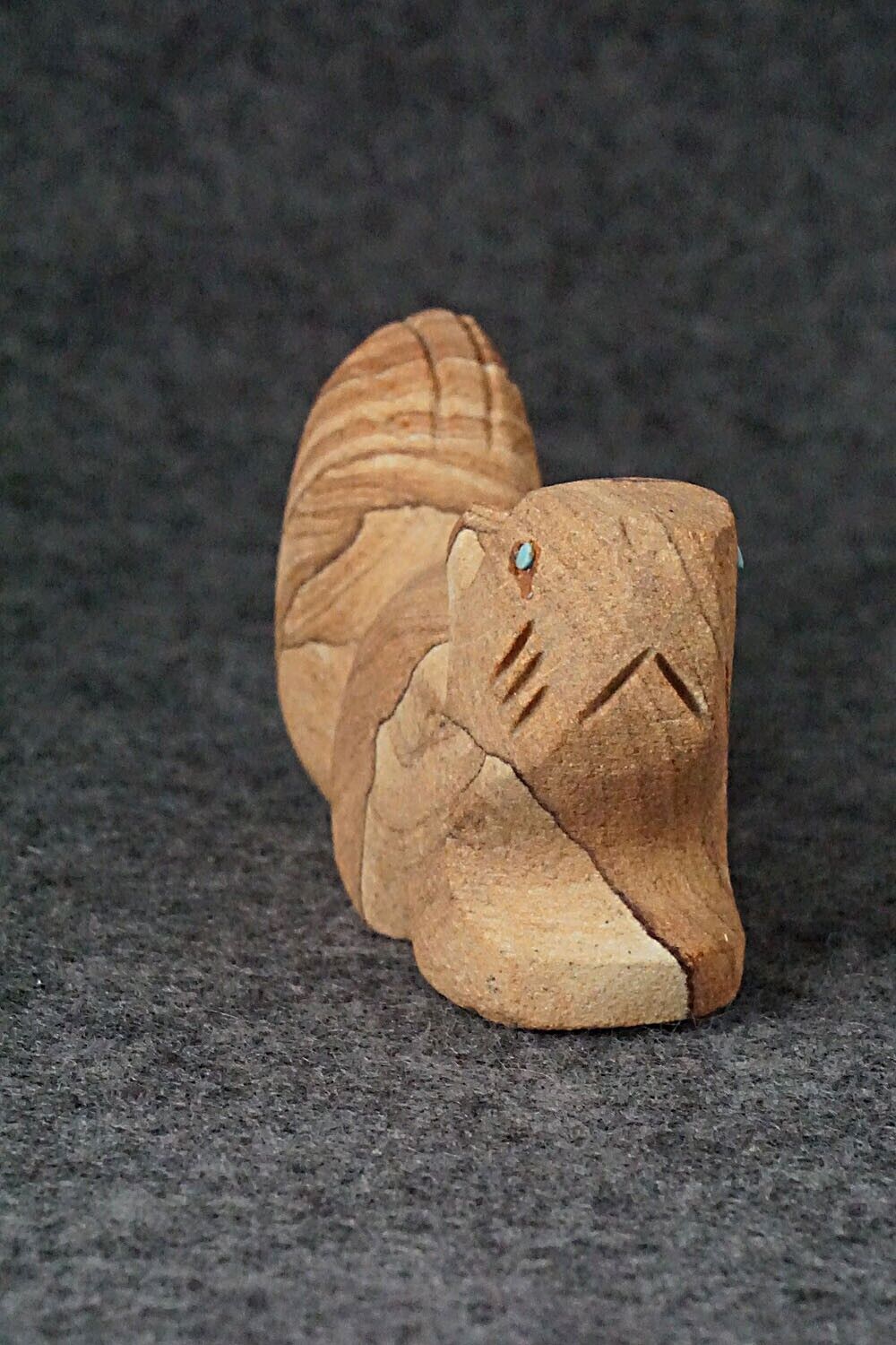 Squirrel Zuni Fetish Carving - Brandon Phillips