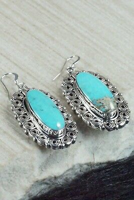 Turquoise & Sterling Silver Earrings - Gregg Yazzie