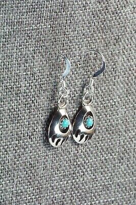 Turquoise & Sterling Silver Earrings - Leta Parker