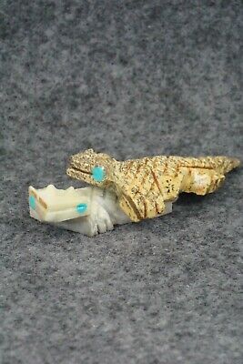 Horned Toad Zuni Fetish Carving - Carl Etsate