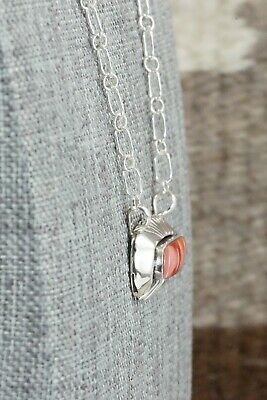 Spiny Oyster & Sterling Silver Necklace - Sadie Jim