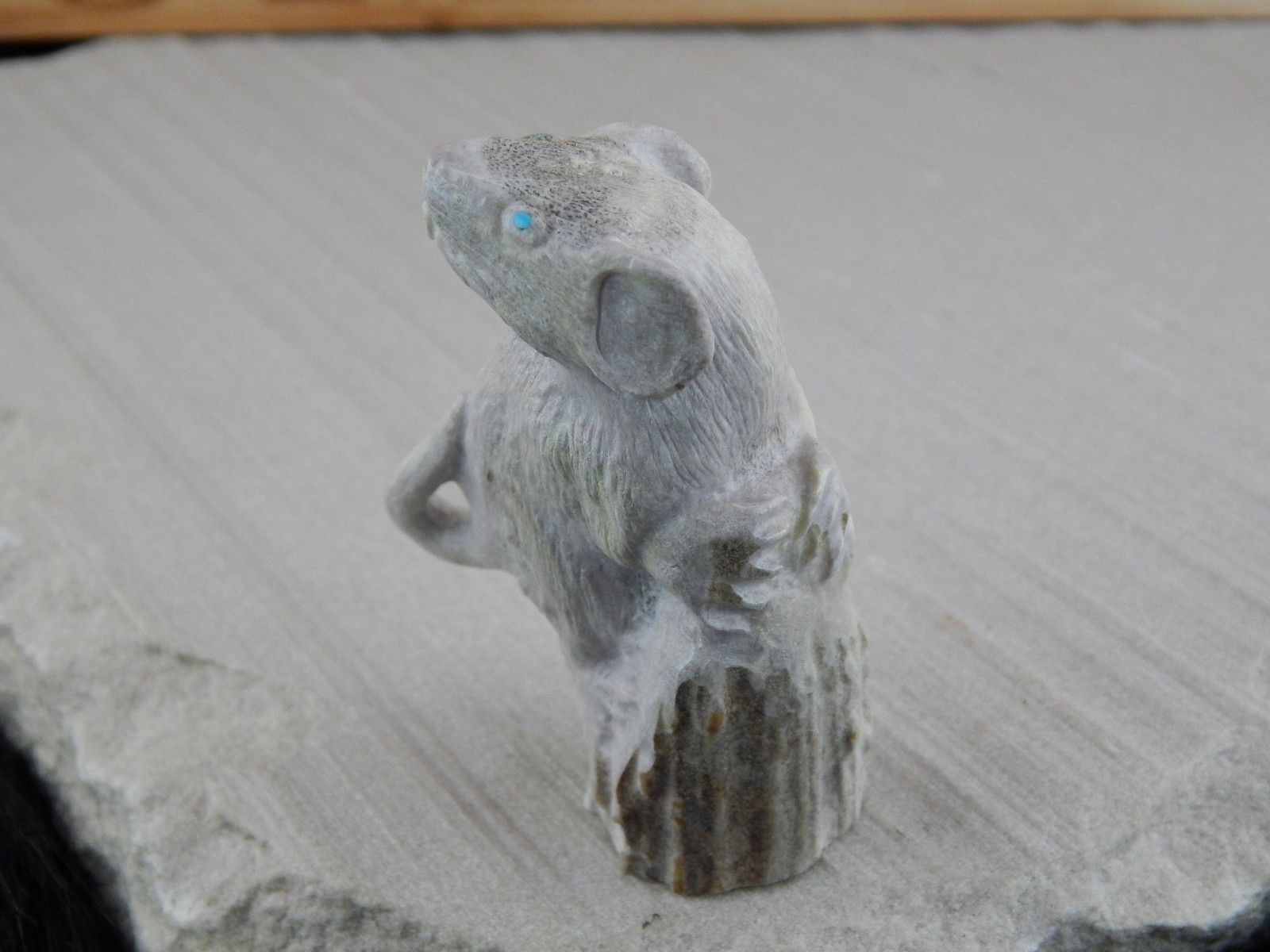 Mouse Zuni Fetish Carving - Maxx Laate - High Lonesome Trading