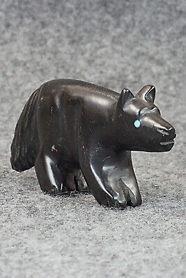 Wolf Zuni Fetish Carving - Andres Quandelacy