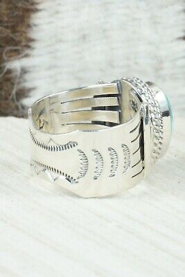 Turquoise and Sterling Silver Ring - Bucky Belin - Size 12